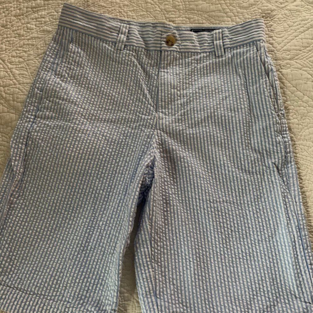 Vineyard Vines Boys Seersucker Shorts size 12